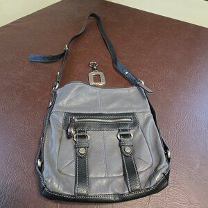 Leather Tiganello Purse with Key Chain